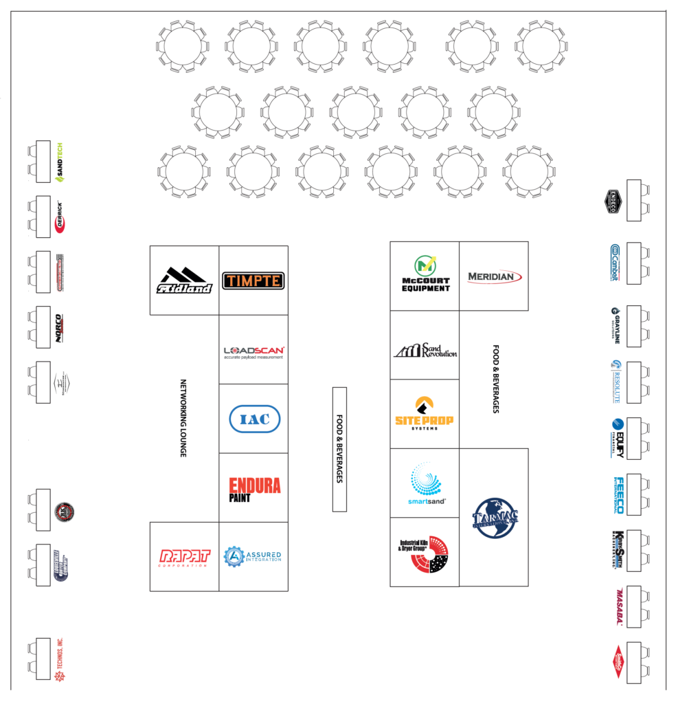 Indoor exhibit hall map